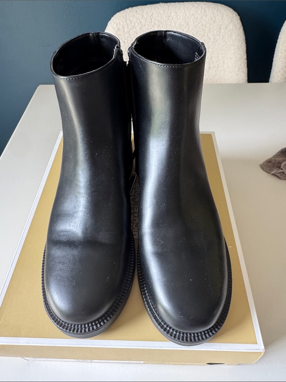 MICHAEL Michael Kors Black Mandy Ankle Boots